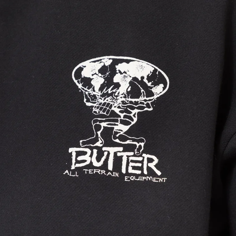 Butter Goods Terrain Pullover Hood Black-5
