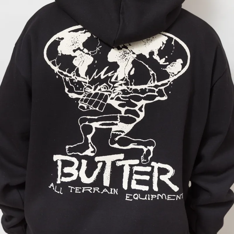 Butter Goods Terrain Pullover Hood Black-4