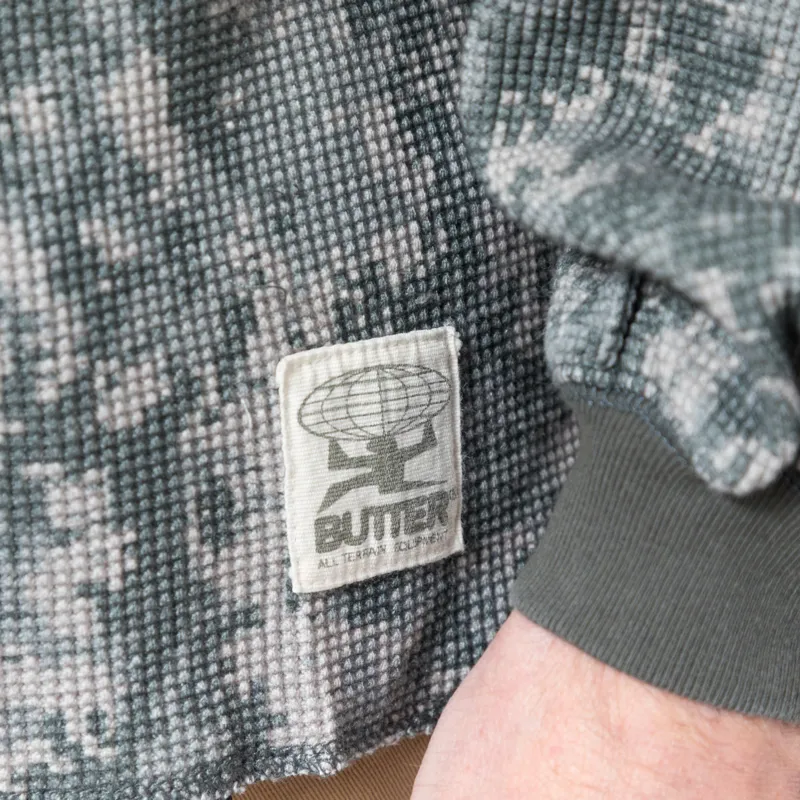 Butter Goods Waffle Long Sleeve Top Digital Camo-6