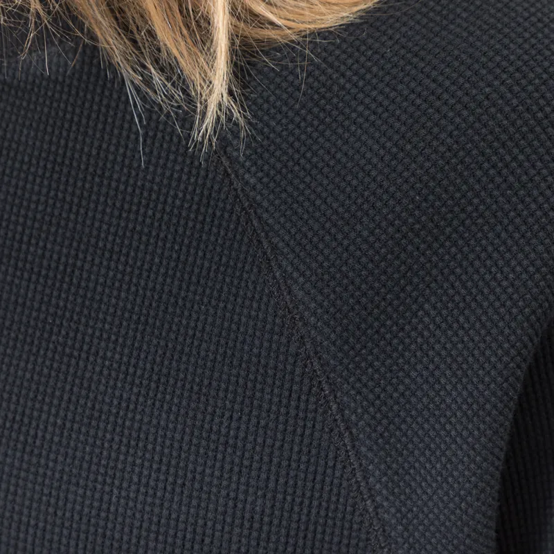 Butter Goods Waffle Long Sleeve Top Washed Black-4