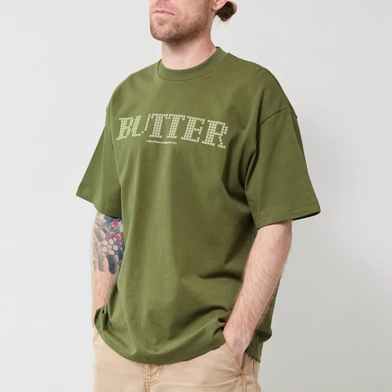 Butter Goods Terminal T Shirt Army-1