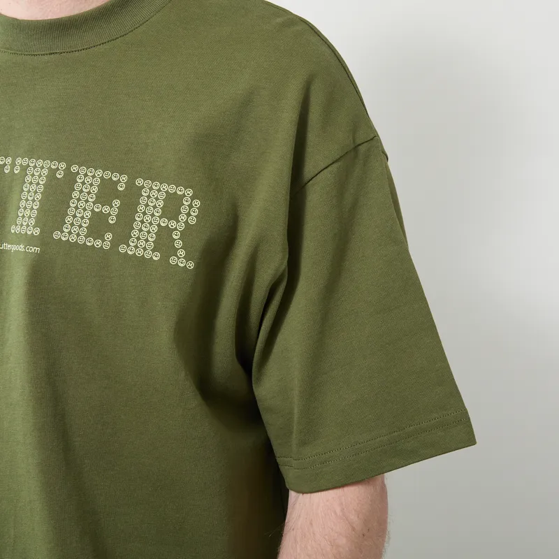 Butter Goods Terminal T Shirt Army-5