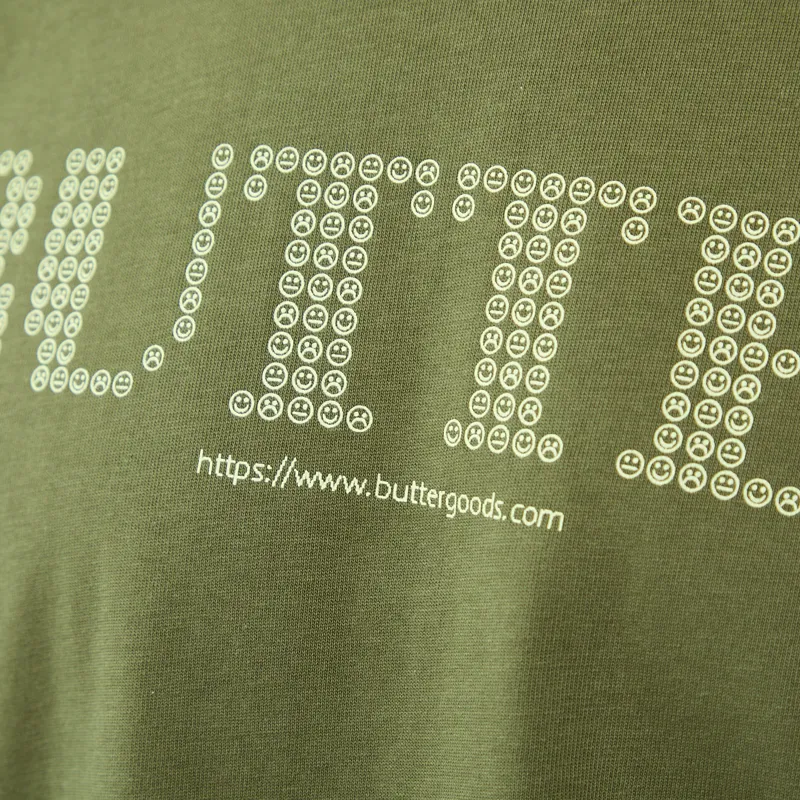 Butter Goods Terminal T Shirt Army-6
