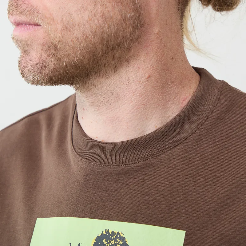 Butter Goods Lazy Calm T Shirt Brown-2