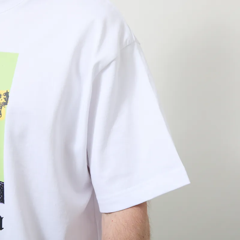 Butter Goods Lazy Calm T Shirt White-3