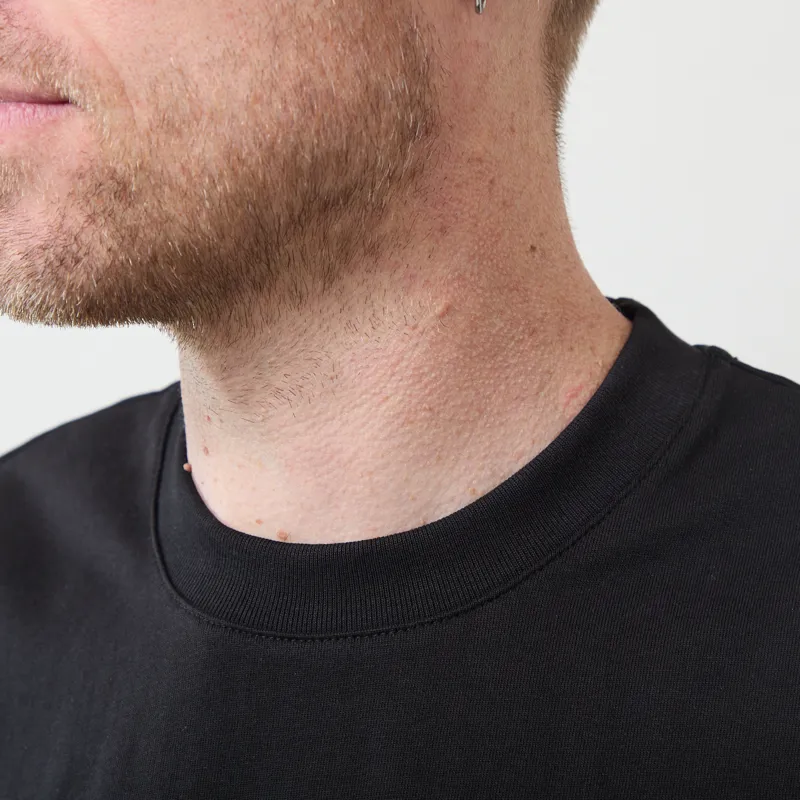 Butter Goods Stencil Logo T Shirt Black-2