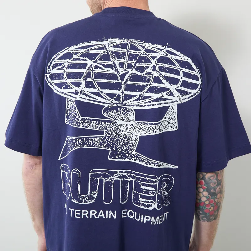 Butter Goods Terrain T Shirt Midnight-4
