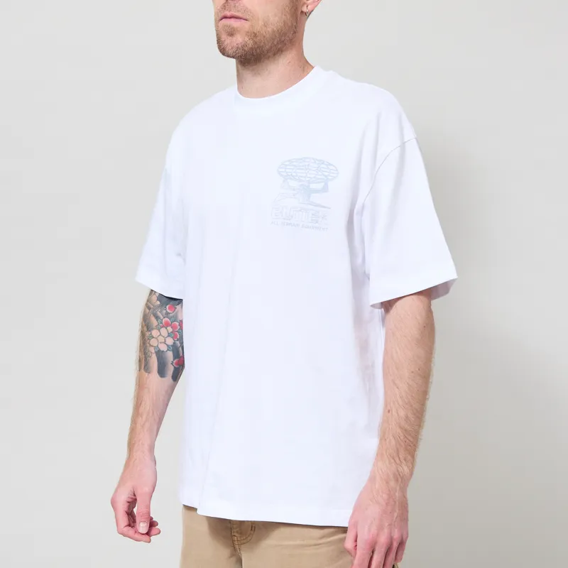 Butter Goods Terrain T Shirt White-1