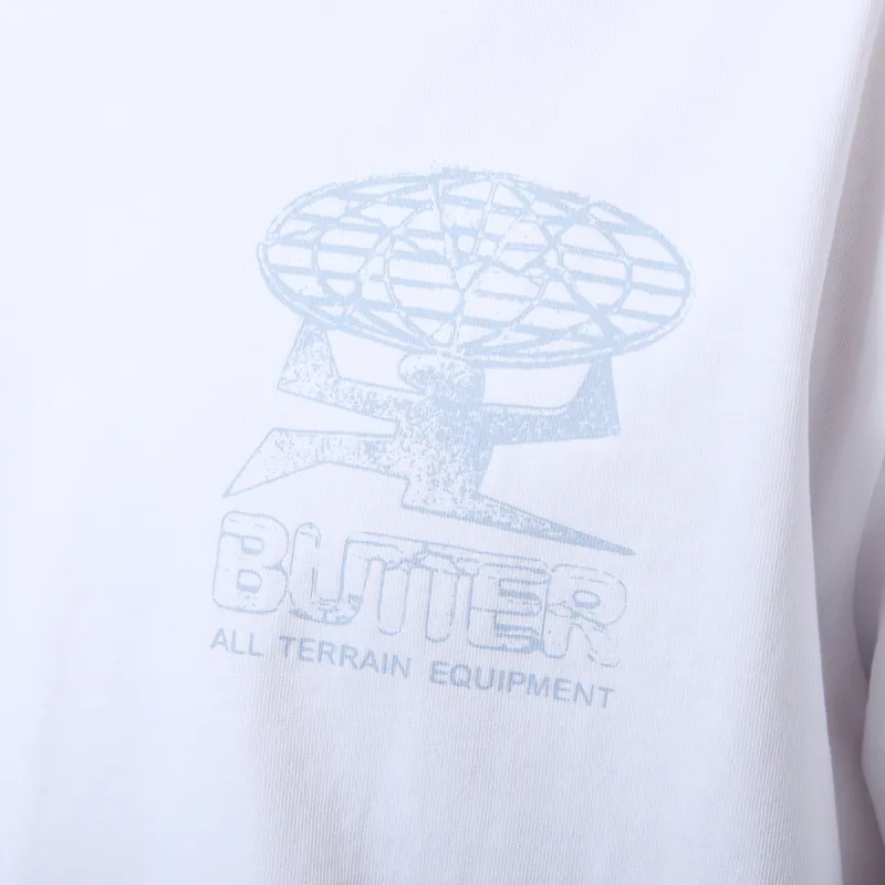Butter Goods Terrain T Shirt White-5