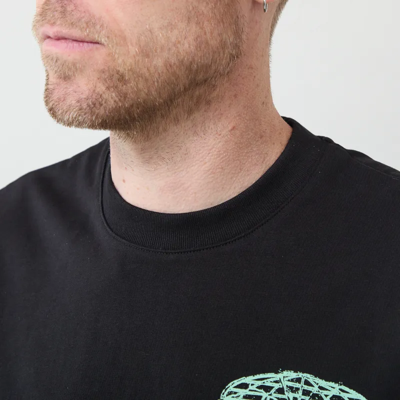 Butter Goods Terrain T Shirt Black-3