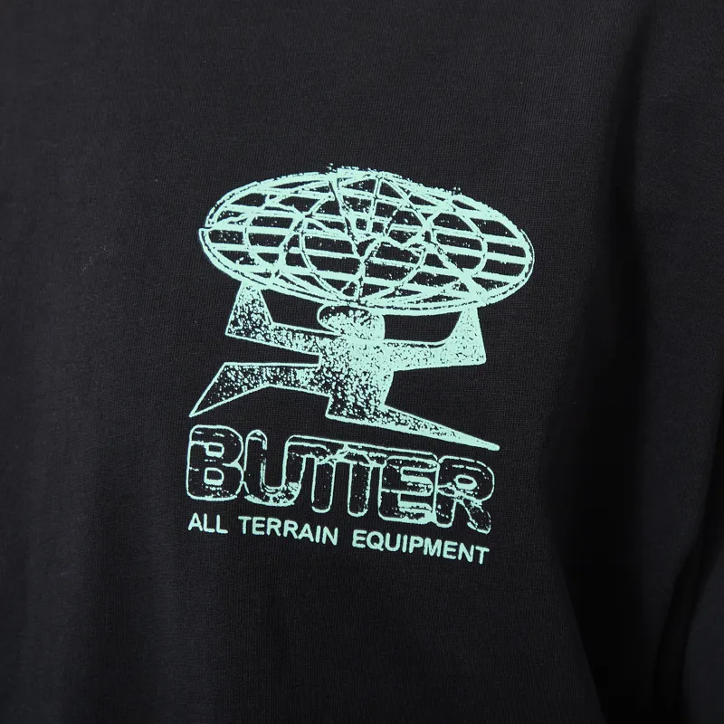 Butter Goods Terrain T Shirt Black-5