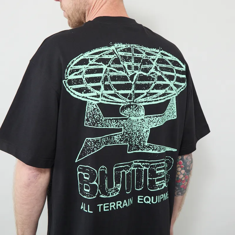 Butter Goods Terrain T Shirt Black-4