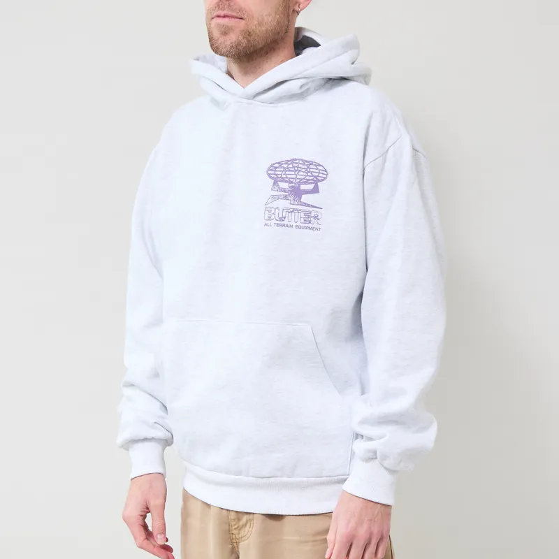 Butter Goods Terrain Pullover Hood Ash-1