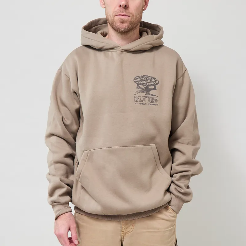 Butter Goods Terrain Pullover Hood Stone-2