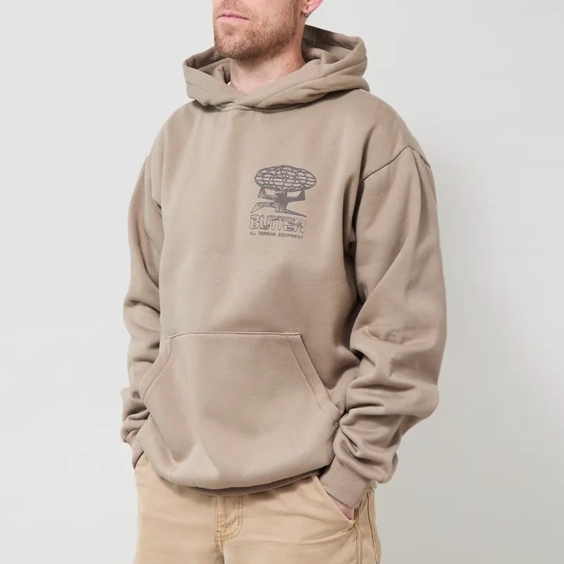 Butter Goods Terrain Pullover Hood Stone-1