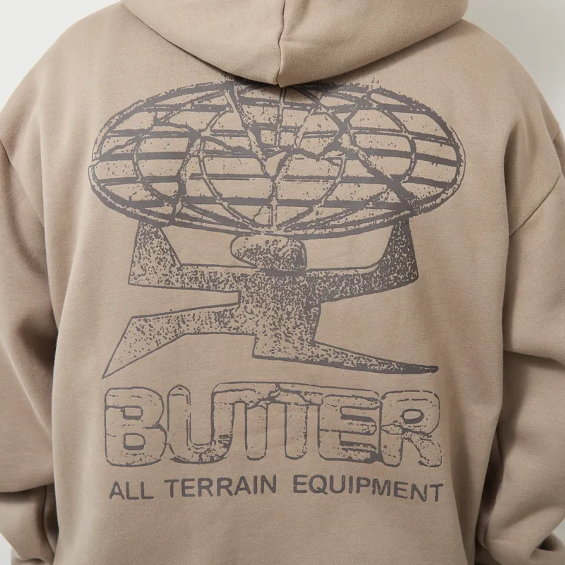 Butter Goods Terrain Pullover Hood Stone-4