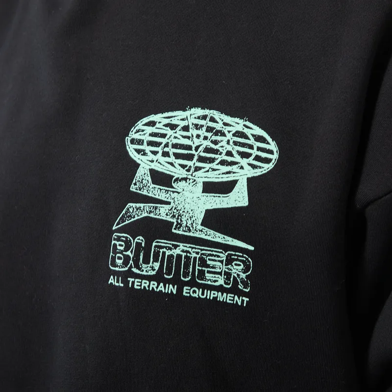 Butter Goods Terrain Pullover Hood Black-5
