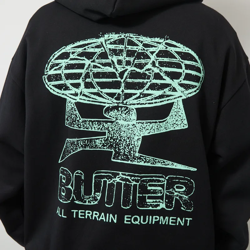 Butter Goods Terrain Pullover Hood Black-4