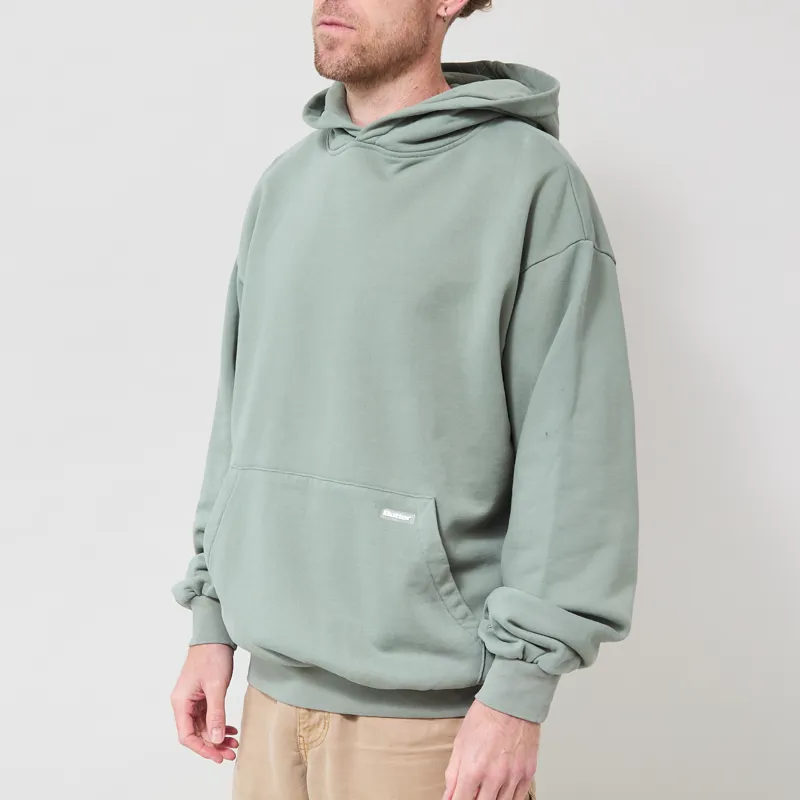 Butter Goods Basic Pullover Hood Washed Dull Mint-1