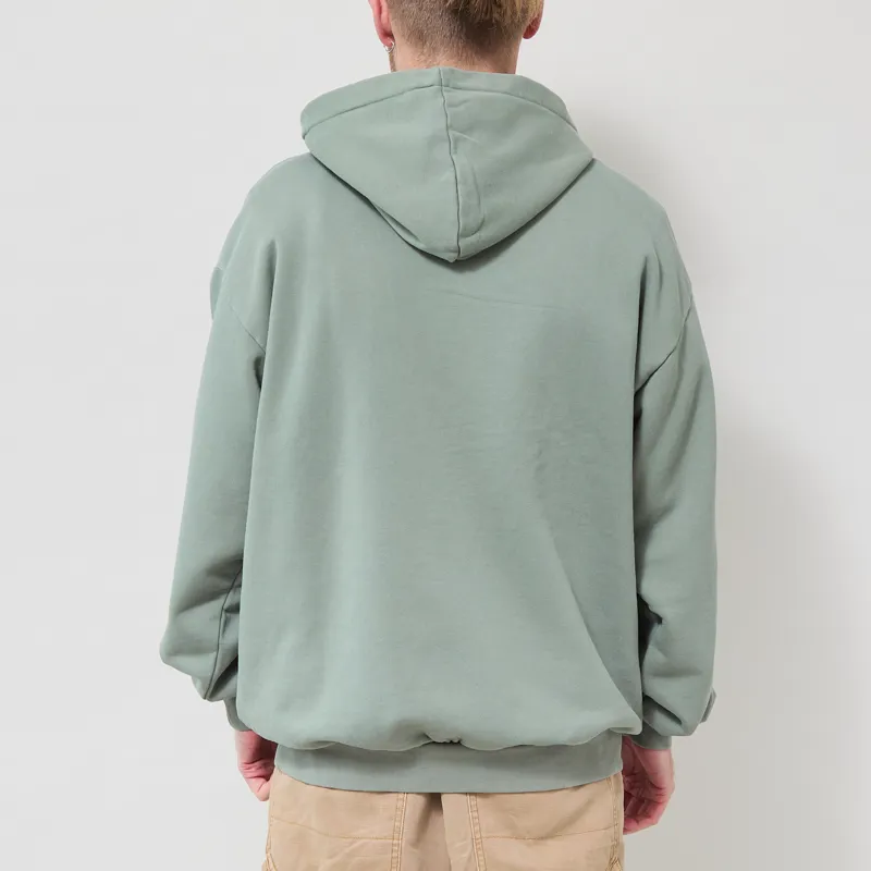 Butter Goods Basic Pullover Hood Washed Dull Mint-2