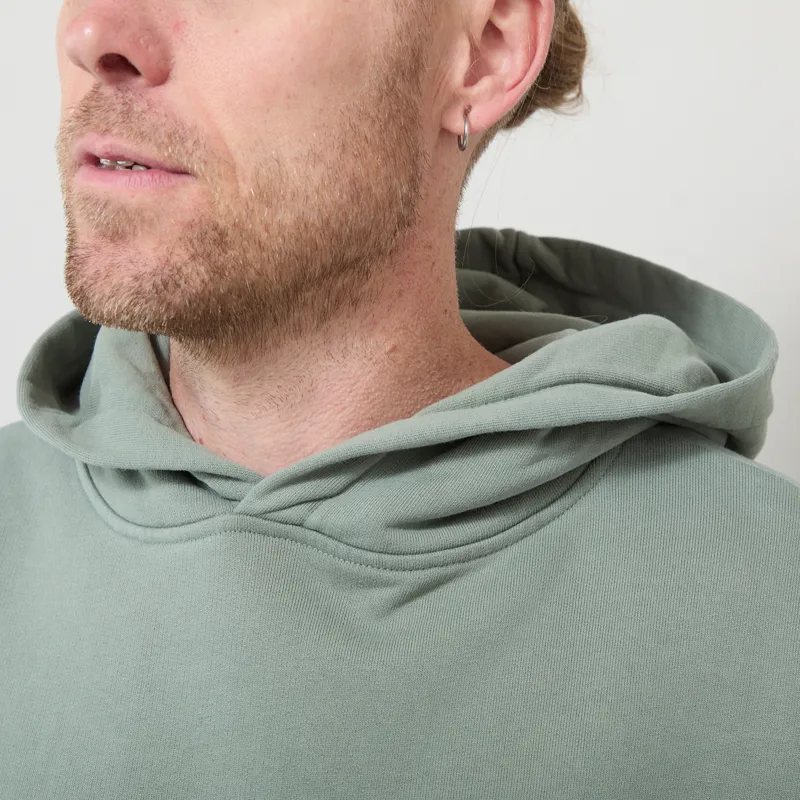 Butter Goods Basic Pullover Hood Washed Dull Mint-3