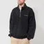 Butter Goods Panel Quarter Zip Sweater Washed Black