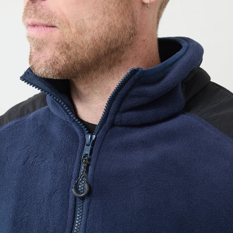 Butter Goods Polartec Quarter Zip Pullover Navy-3
