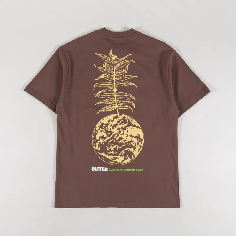 Butter Goods Earth T Shirt Brown