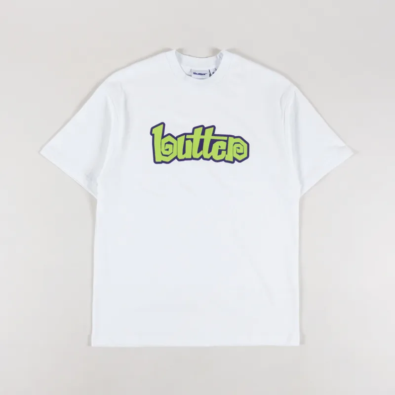 Butter Goods Swirl T Shirt White