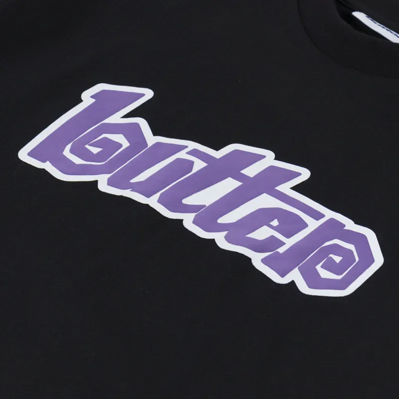 Butter Goods Swirl T Shirt Black-2