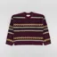 L.F. Markey Womens Bjorn Knit Burgundy Intarsia