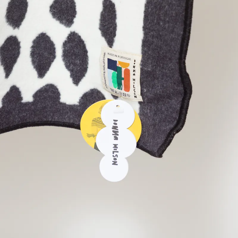 Donna Wilson House Cotton Throw Black White-7