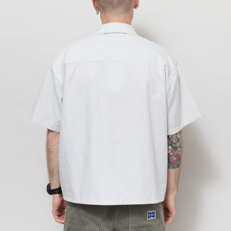 CANDICE Bloom Short Sleeve Shirt Grey-2