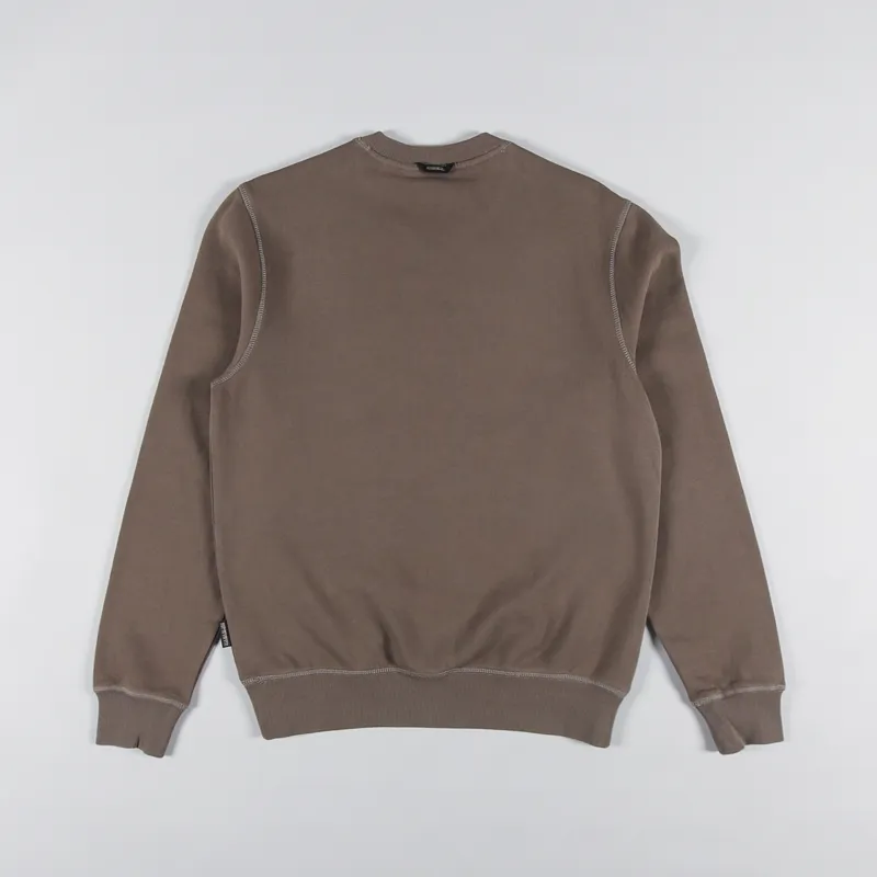 Napapijri Macas Crew Sweat Brown Walnut-1