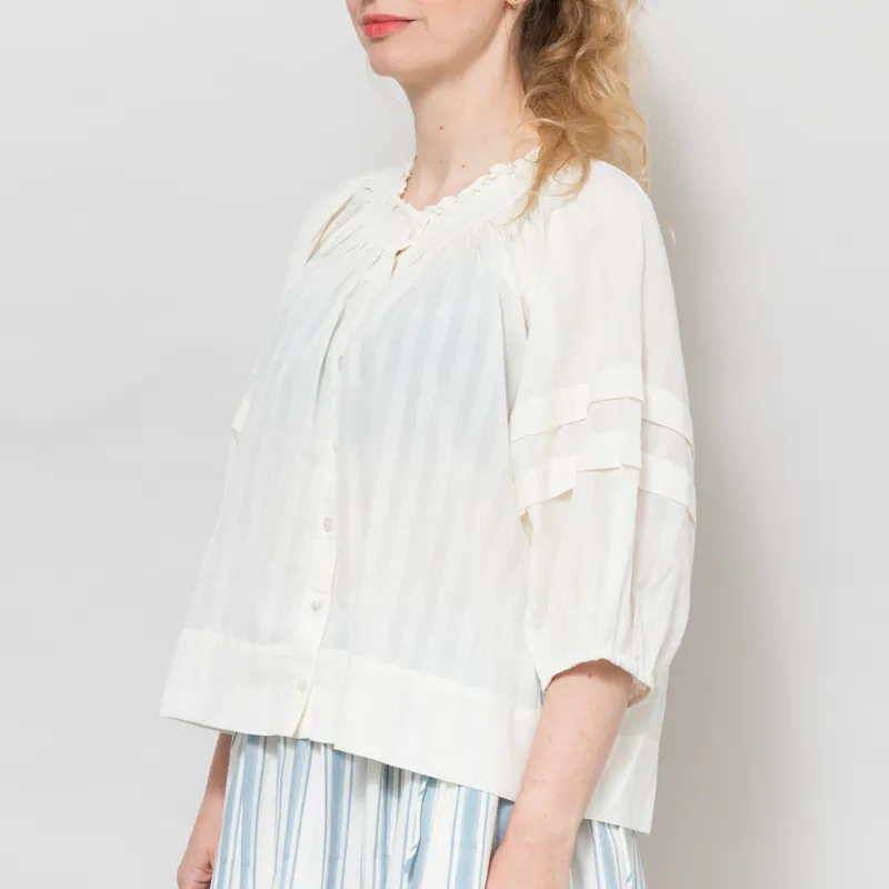 Daydress Womens Brook Shirt Ivory White-1