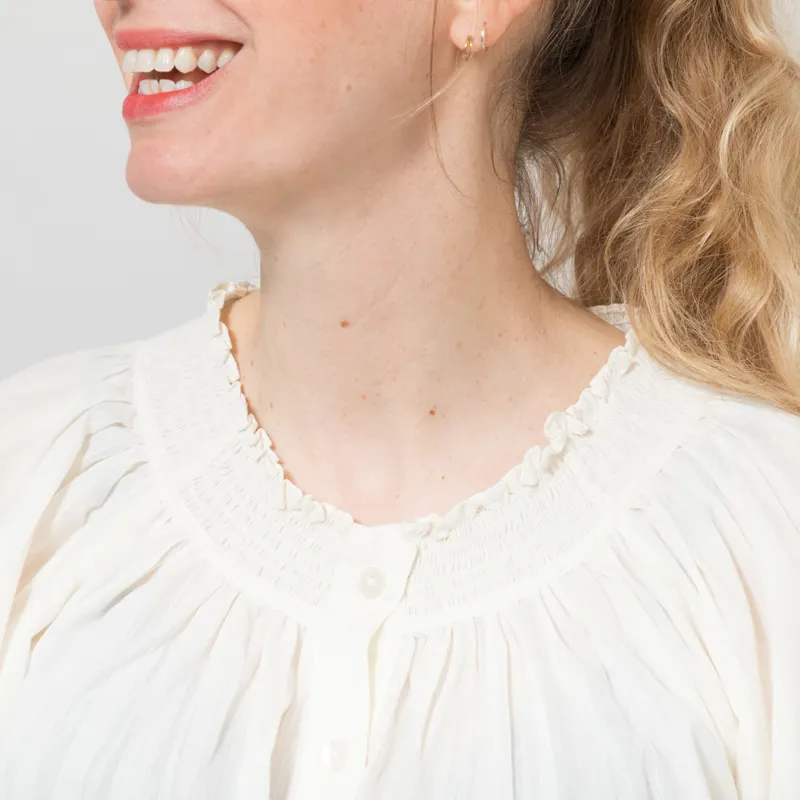 Daydress Womens Brook Shirt Ivory White-4