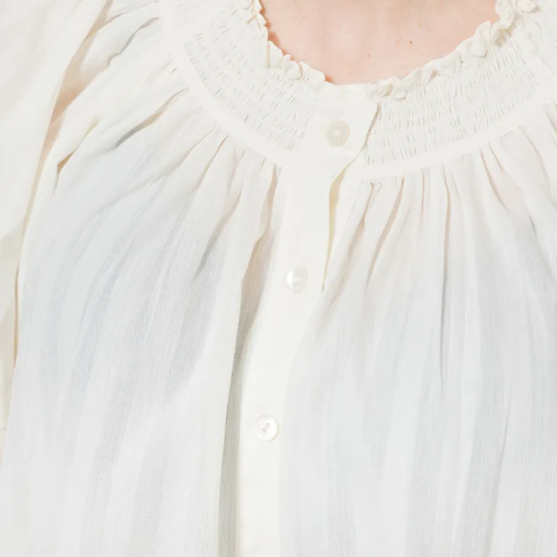Daydress Womens Brook Shirt Ivory White-5