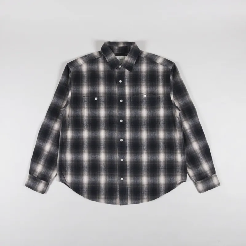 Cafe Mountain Brushed Check Workers Shirt Sundown