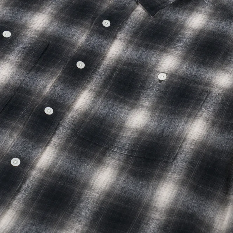 Cafe Mountain Brushed Check Workers Shirt Sundown-6