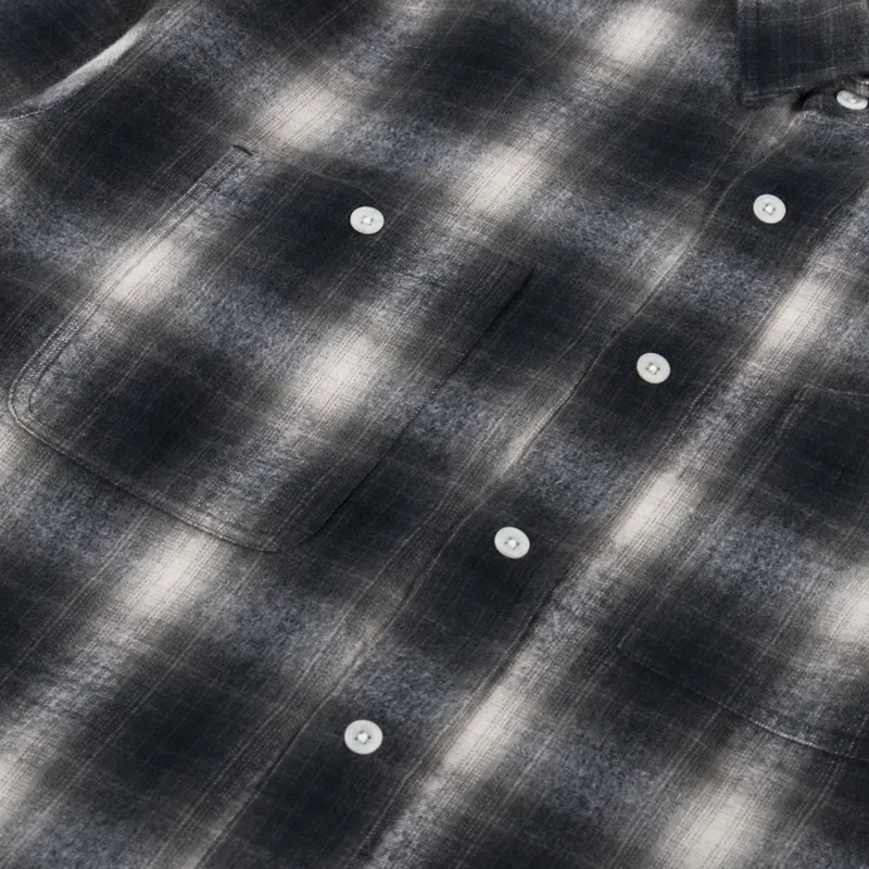 Cafe Mountain Brushed Check Workers Shirt Sundown-5