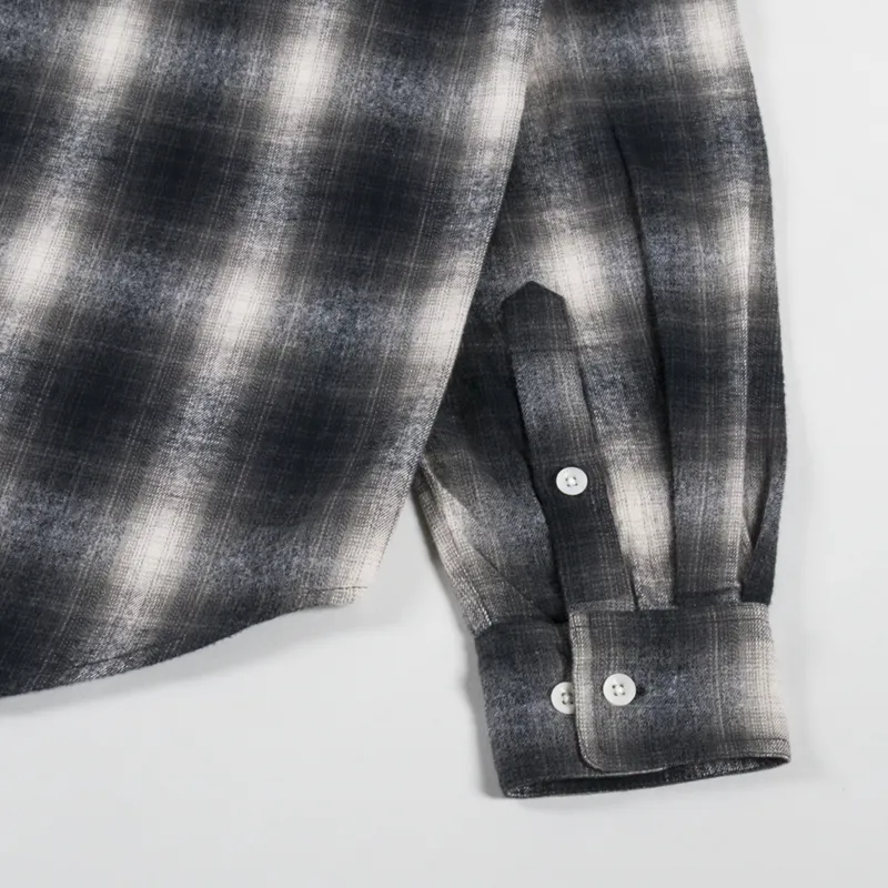 Cafe Mountain Brushed Check Workers Shirt Sundown-8
