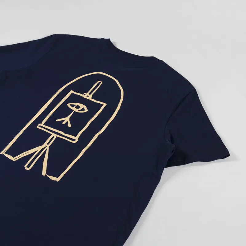 Still Life Shop T Shirt Navy-2