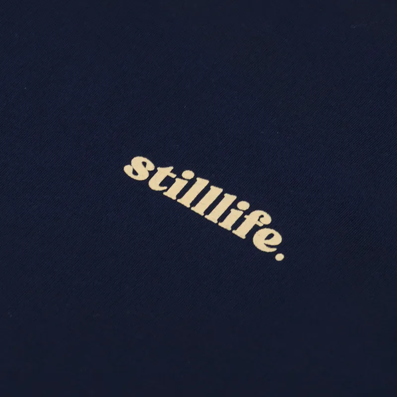 Still Life Shop T Shirt Navy-5
