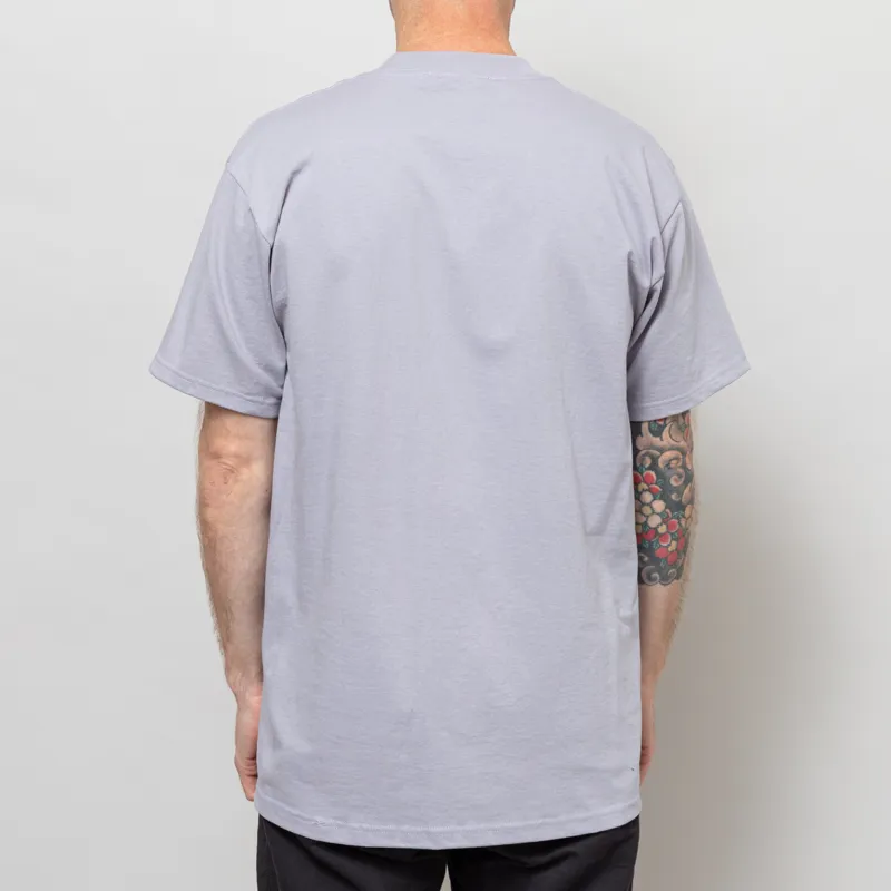 Huf Blocks T Shirt Lilac Chalk-3