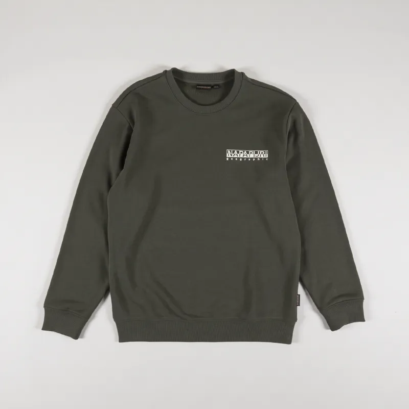 Napapijri Telemark Sweatshirt Green Depths-1