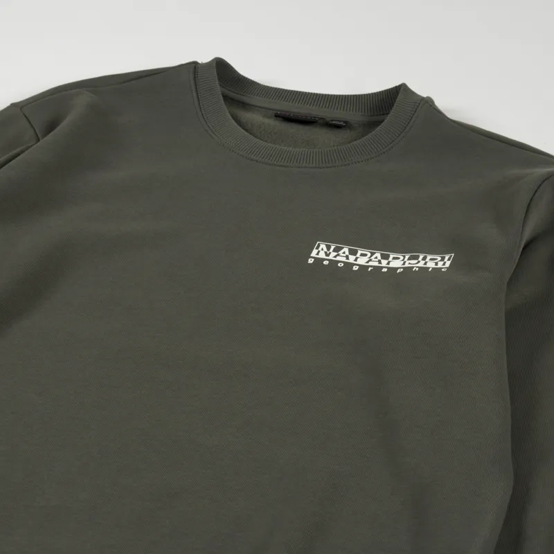 Napapijri Telemark Sweatshirt Green Depths-2