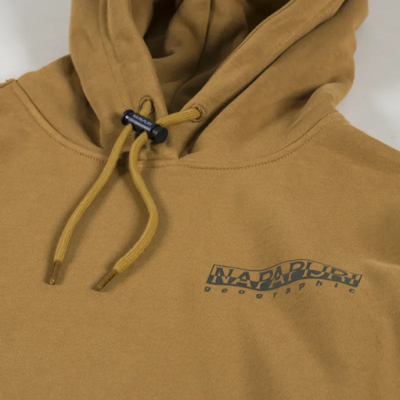Napapijri Telemark Unisex Hoodie Mustard Beige Bistre