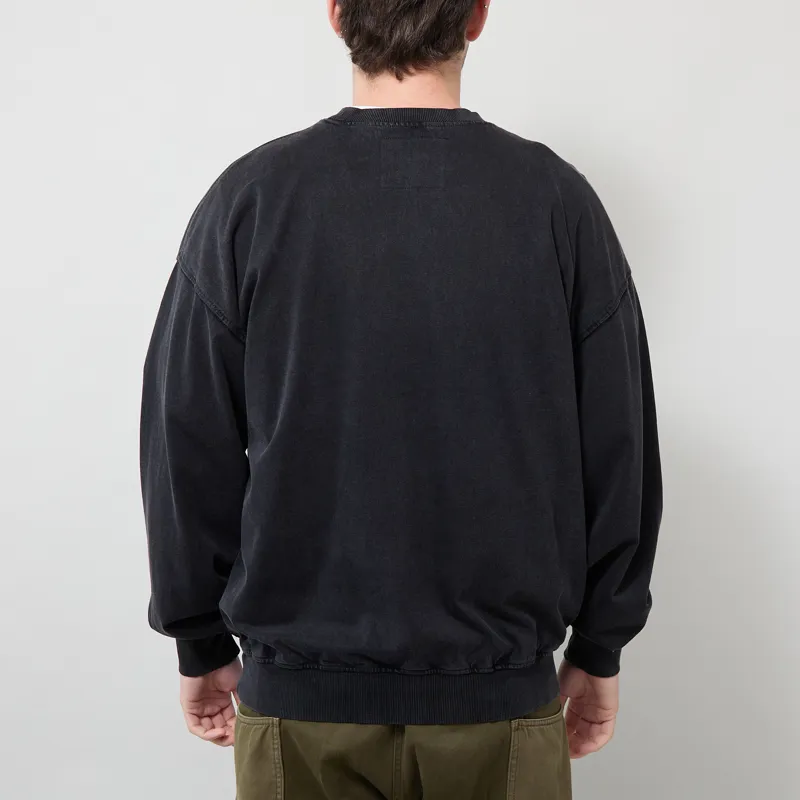 Earth People Relaxed Crewneck Black-2