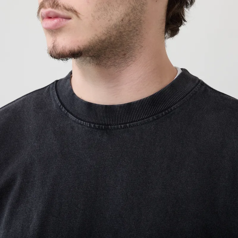 Earth People Relaxed Crewneck Black-3