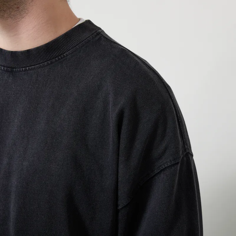 Earth People Relaxed Crewneck Black-4